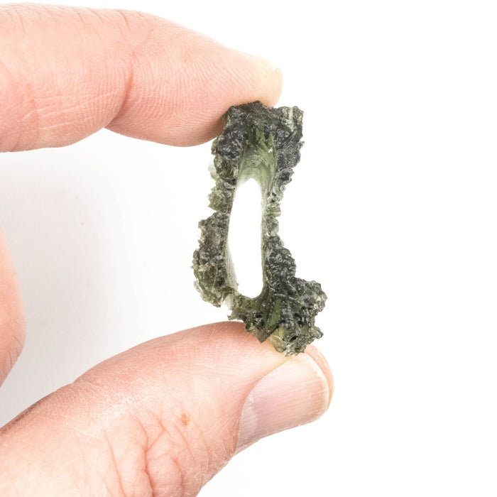 Moldavite Besednice Jezkovna 8.04 g 32x24x9mm Angel Chime AA - InnerVision Crystals