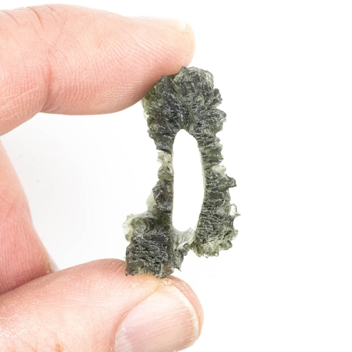 Moldavite Besednice Jezkovna 8.04 g 32x24x9mm Angel Chime AA - InnerVision Crystals