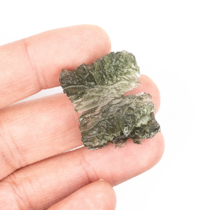 Moldavite Besednice Jezkovna 8.04 g 32x24x9mm Angel Chime AA - InnerVision Crystals