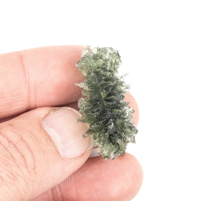 Moldavite Besednice Jezkovna 8.60 g 34x26x14mm AA - InnerVision Crystals
