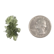 Moldavite Besednice Jezkovna AA 2.55 g 26x17x11mm - InnerVision Crystals