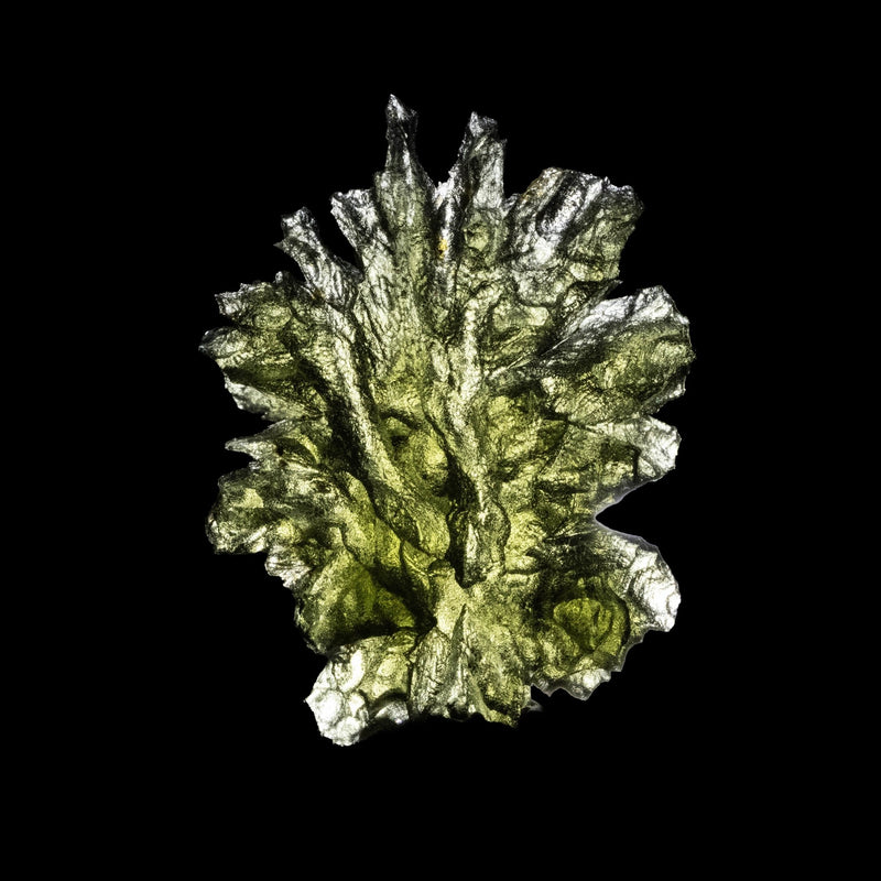 Moldavite Besednice Jezkovna AA 3.79 g 29x22x10mm - InnerVision Crystals