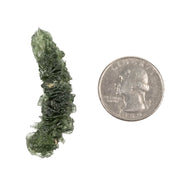 Moldavite Besednice Jezkovna AA 7.22 g 46x14x16mm - InnerVision Crystals
