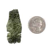 Moldavite Besednice Jezkovna AA 9.31 g 47x20x12mm - InnerVision Crystals
