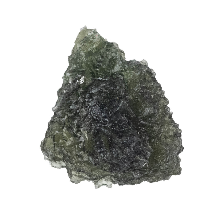 Moldavite Besednice Jezkovna B Grade 4.48 g 22x19x12mm - InnerVision Crystals
