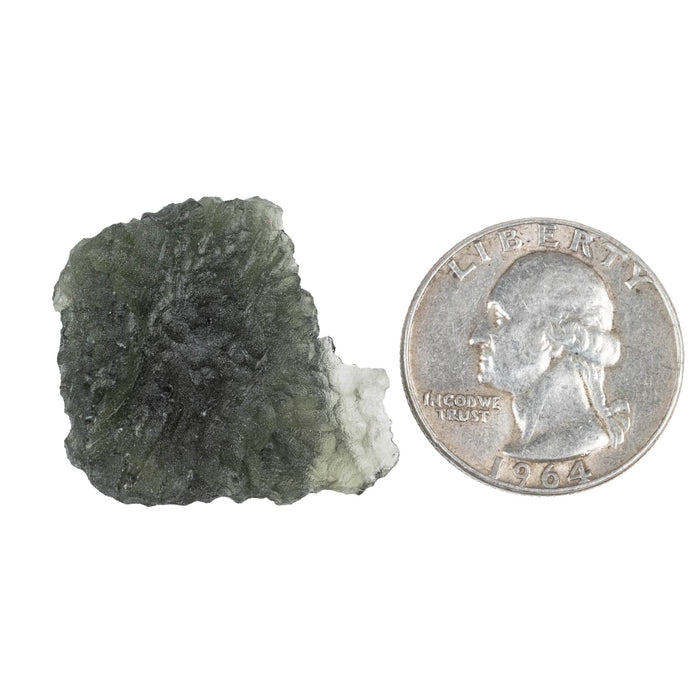 Moldavite Besednice Jezkovna B Grade 6.79 g 27x26x10mm - InnerVision Crystals