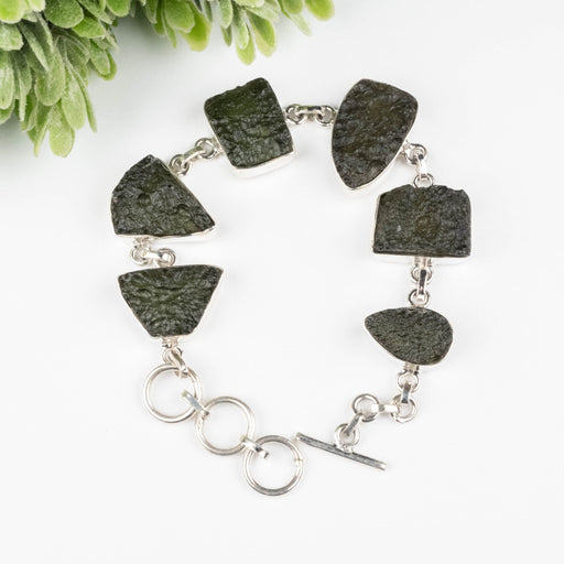 Moldavite Bracelet 8" 24.28 g - InnerVision Crystals