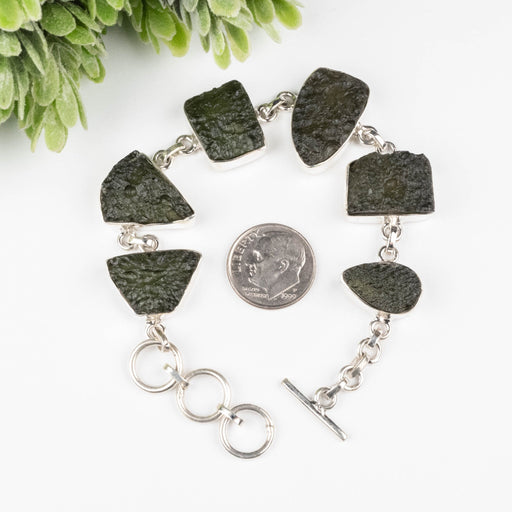 Moldavite Bracelet 8" 24.28 g - InnerVision Crystals