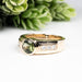 Moldavite + Diamond Men's Ring 20th Anniversary Limited Edition 14K Gold - InnerVision Crystals