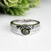 Moldavite + Diamond Men's Ring 20th Anniversary Limited Edition .925 Silver - InnerVision Crystals