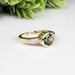 Moldavite + Diamond Women's Ring 20th Anniversary Limited Edition 14K Gold - InnerVision Crystals