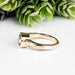 Moldavite + Diamond Women's Ring 20th Anniversary Limited Edition 14K Gold - InnerVision Crystals