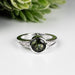 Moldavite + Diamond Women's Ring 20th Anniversary Limited Edition .925 Silver - InnerVision Crystals