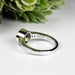 Moldavite + Diamond Women's Ring 20th Anniversary Limited Edition .925 Silver - InnerVision Crystals