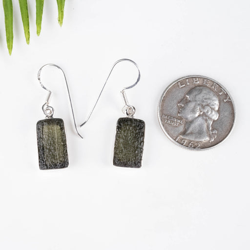 Moldavite Earrings 15mm - InnerVision Crystals