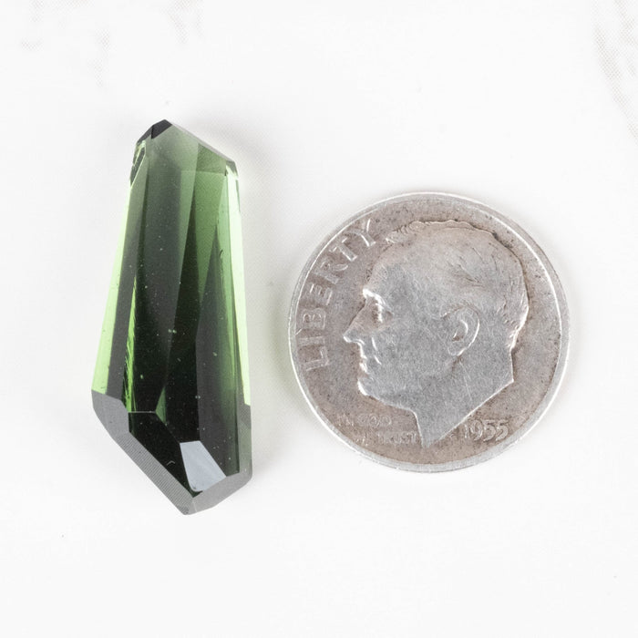 Moldavite Gemstone 10.20 ct 24x10mm - InnerVision Crystals