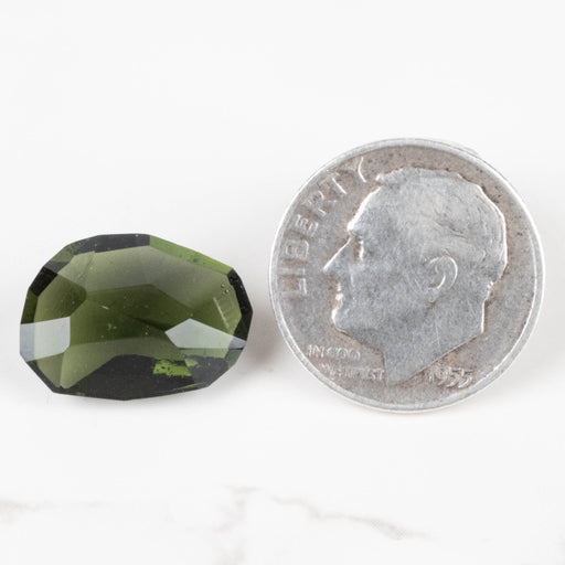 Moldavite Gemstone 6.40 ct 14x10mm - InnerVision Crystals