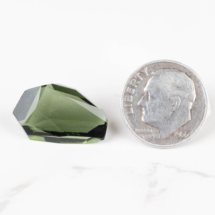 Moldavite Gemstone 8.45 ct 18x12mm - InnerVision Crystals