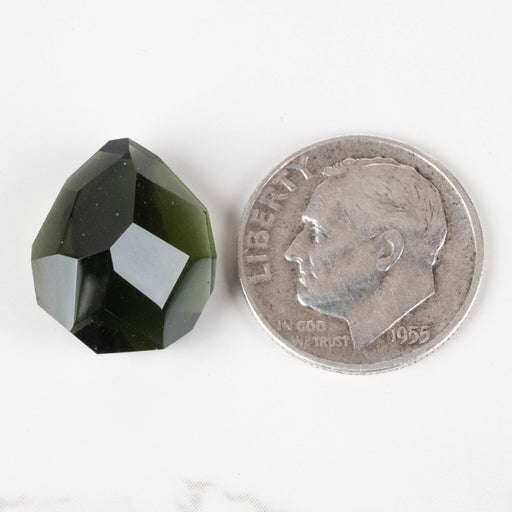 Moldavite Gemstone 9.45 ct 15x12mm - InnerVision Crystals