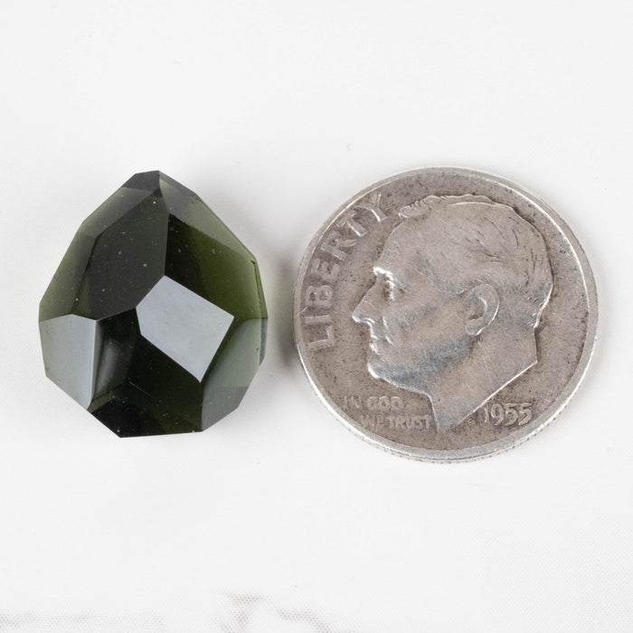 Moldavite Gemstone 9.45 ct 15x12mm - InnerVision Crystals