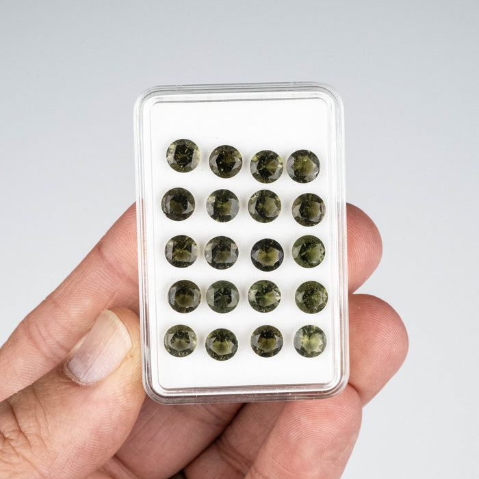 Moldavite Gemstones 6mm Wholesale Lot - InnerVision Crystals