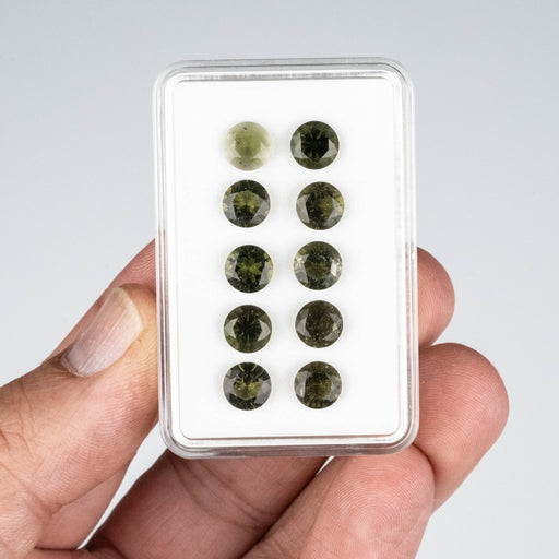 Moldavite Gemstones 7mm Wholesale Lot - InnerVision Crystals