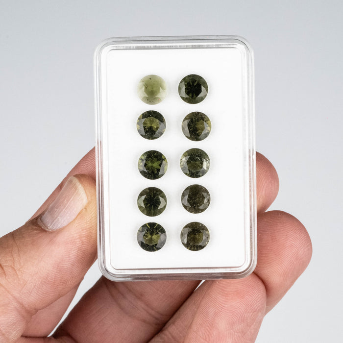 Moldavite Gemstones 7mm Wholesale Lot - InnerVision Crystals