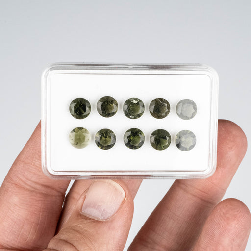 Moldavite Gemstones 7mm Wholesale Lot - InnerVision Crystals