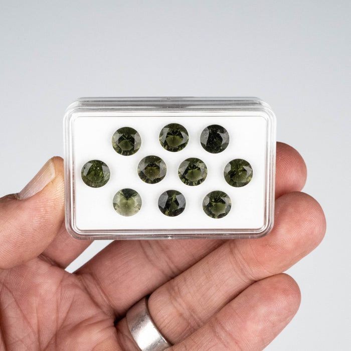 Moldavite Gemstones 8mm Wholesale Lot - InnerVision Crystals