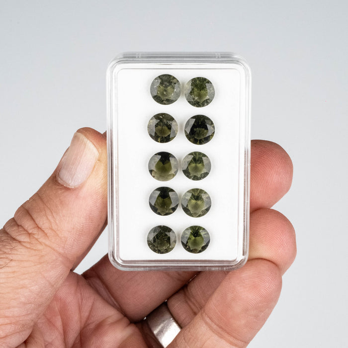 Moldavite Gemstones 8mm Wholesale Lot - InnerVision Crystals