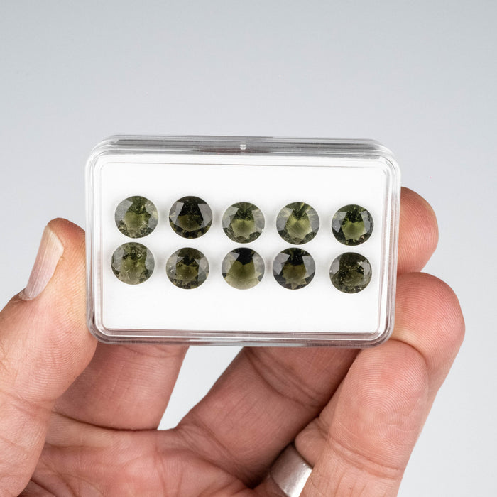 Moldavite Gemstones 8mm Wholesale Lot - InnerVision Crystals