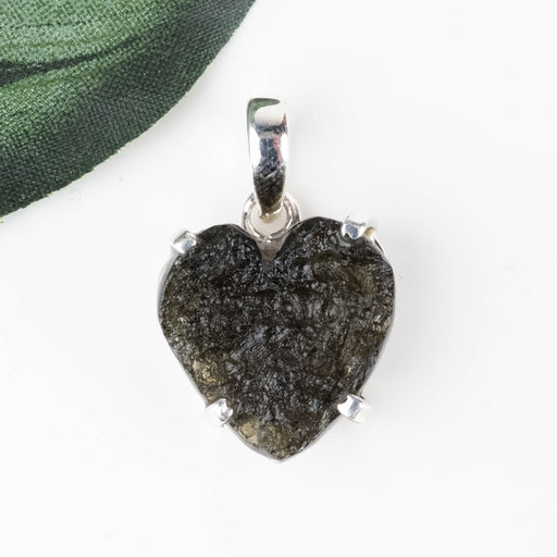Moldavite Heart Pendant 3.59 g 25x16mm - InnerVision Crystals