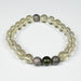 Moldavite + Libyan Desert Glass + Meteorite 8mm Bead Bracelet 7.5" - InnerVision Crystals