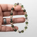 Moldavite + Libyan Desert Glass + Silver OM Bead Bracelet 8.25" - InnerVision Crystals
