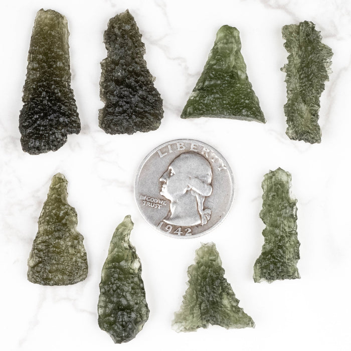 Moldavite - Maly Chlum AA+ 15.17 g Wholesale Lot - InnerVision Crystals