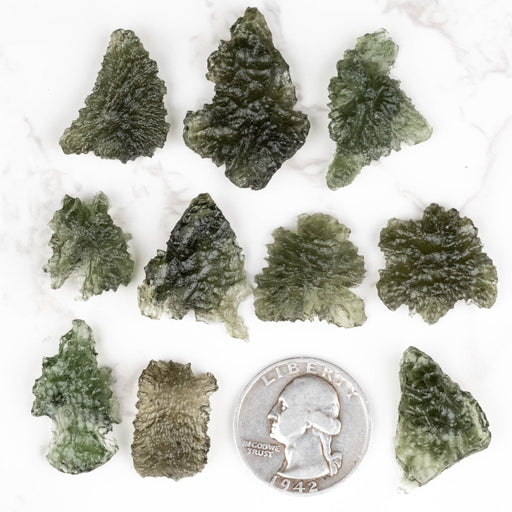 Moldavite - Maly Chlum AA+ 20.27 g Wholesale Lot - InnerVision Crystals