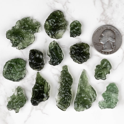 Moldavite - Maly Chlum AA+ 23.70 g "Shiny" Wholesale Lot - InnerVision Crystals