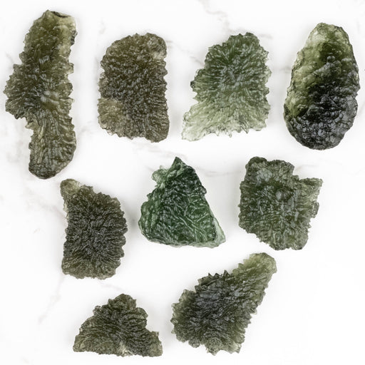 Moldavite - Maly Chlum AA+21.19 g Wholesale Lot - InnerVision Crystals