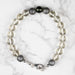 Moldavite + Meteorite + Libyan Desert Glass Bead Bracelet 7.5" - InnerVision Crystals