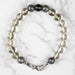 Moldavite + Meteorite + Libyan Desert Glass Bead Bracelet 7.5" - InnerVision Crystals