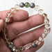 Moldavite + Meteorite + Libyan Desert Glass Bead Bracelet 8" - InnerVision Crystals