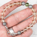 Moldavite + Meteorite + Libyan Desert Glass Bead Bracelet 8" .925 Silver - InnerVision Crystals