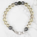 Moldavite + Meteorite + Libyan Desert Glass Bead Bracelet 8" .925 Silver - InnerVision Crystals