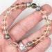 Moldavite + Meteorite + Libyan Desert Glass Bead Bracelet 8" .925 Silver - InnerVision Crystals