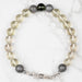 Moldavite + Meteorite + Libyan Desert Glass Bead Bracelet 8" .925 Silver - InnerVision Crystals