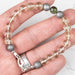 Moldavite + Meteorite + Libyan Desert Glass Bead Bracelet 8" .925 Silver - InnerVision Crystals