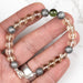 Moldavite + Meteorite + Libyan Desert Glass Bead Bracelet 8.5" .925 Silver - InnerVision Crystals