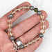 Moldavite + Meteorite + Libyan Desert Glass Bead Bracelet 9" .925 Silver - InnerVision Crystals