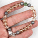 Moldavite + Meteorite + Libyan Desert Glass Bead Bracelet 9" .925 Silver - InnerVision Crystals