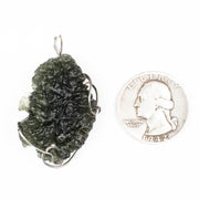 Moldavite Pendant 10.66 g 43x26mm - InnerVision Crystals